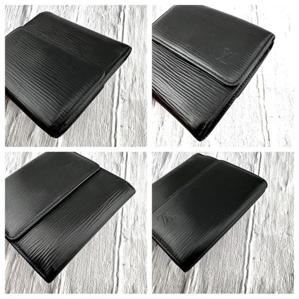 AUTHENTIC Louis Vuitton Marco Wallet. Black.